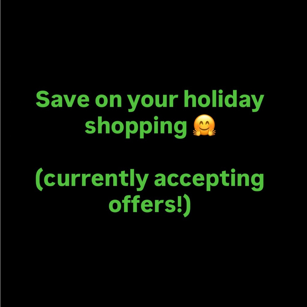 Reasonable offers 😊